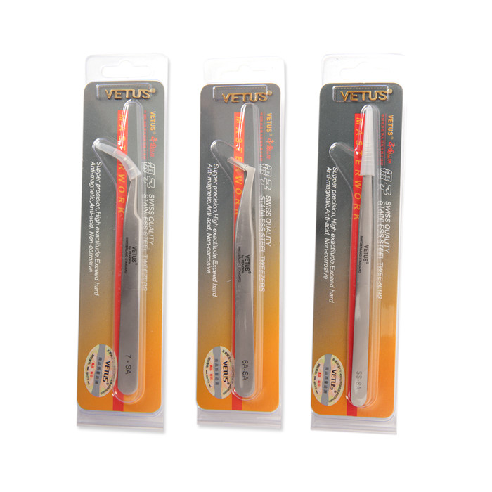 Premium Stainless steel eyelash tweezer JH102